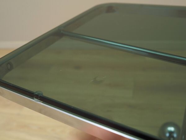 Table basse sur roulettes, design italien, années 1970, fabricant : Allegri