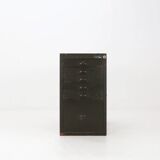 Forest green metal Military filing Cabinet or Chest of Drawers, 1956