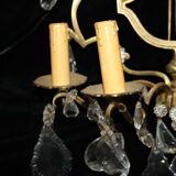 Wall lamp in gilded bronze
