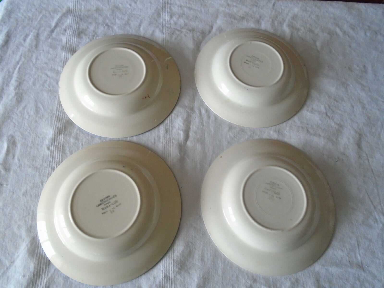 4 assiettes Mary Lou