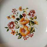 12 assiettes creuses anciennes "Capri "