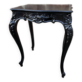 Table de milieu salon console 1900 néo louis xv en bois noirci napoleon iii