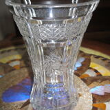 Vase Art Déco en cristal taillé