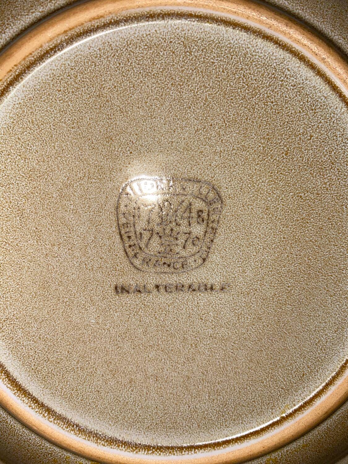 Lot de 6 assiettes à dessert faïencerie de Niderviller