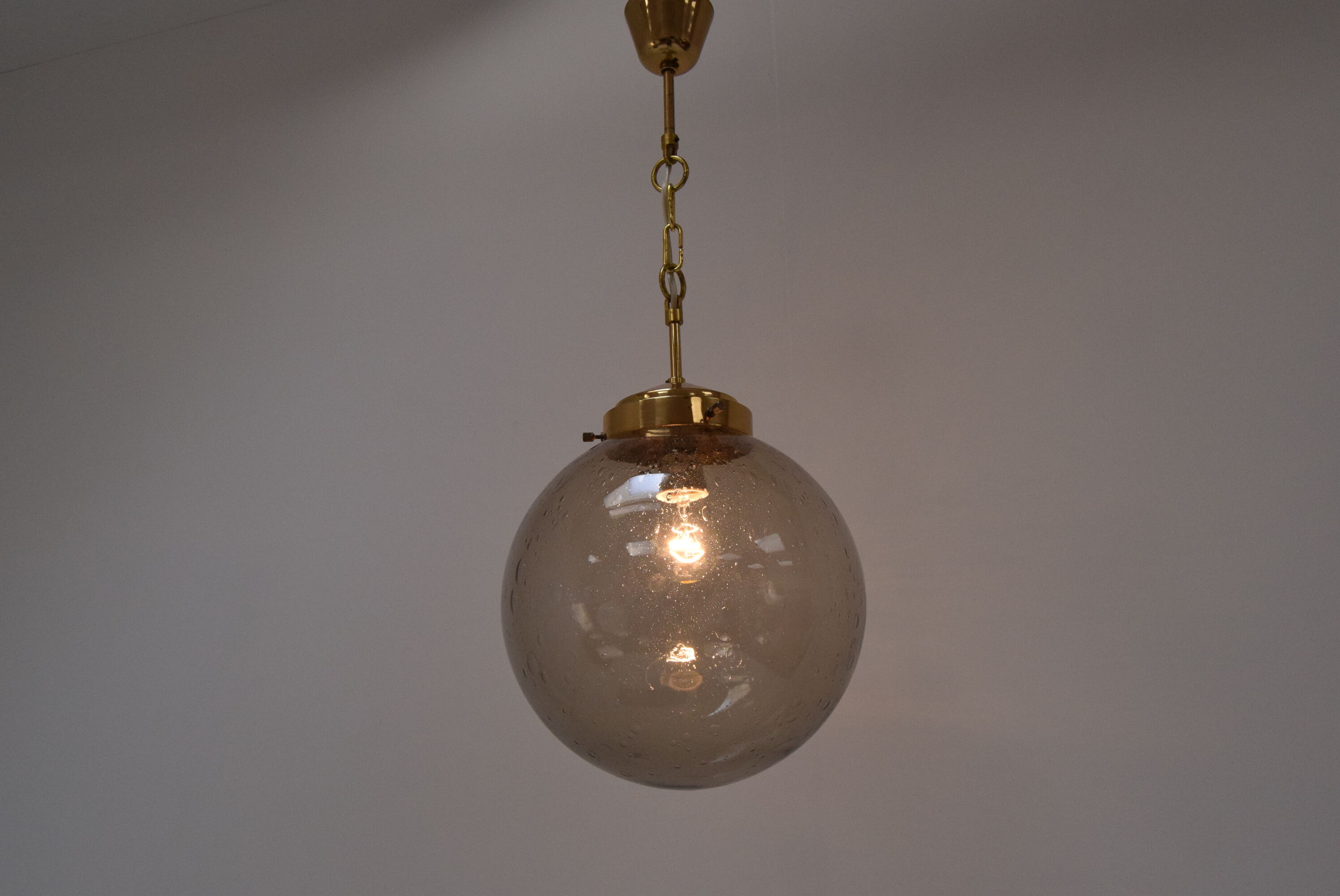 Suspension en verre Kamenicky Senov, années 1970