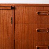 Scandinavian sideboard with sliding top