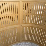 Large curved beech screen from the 80s