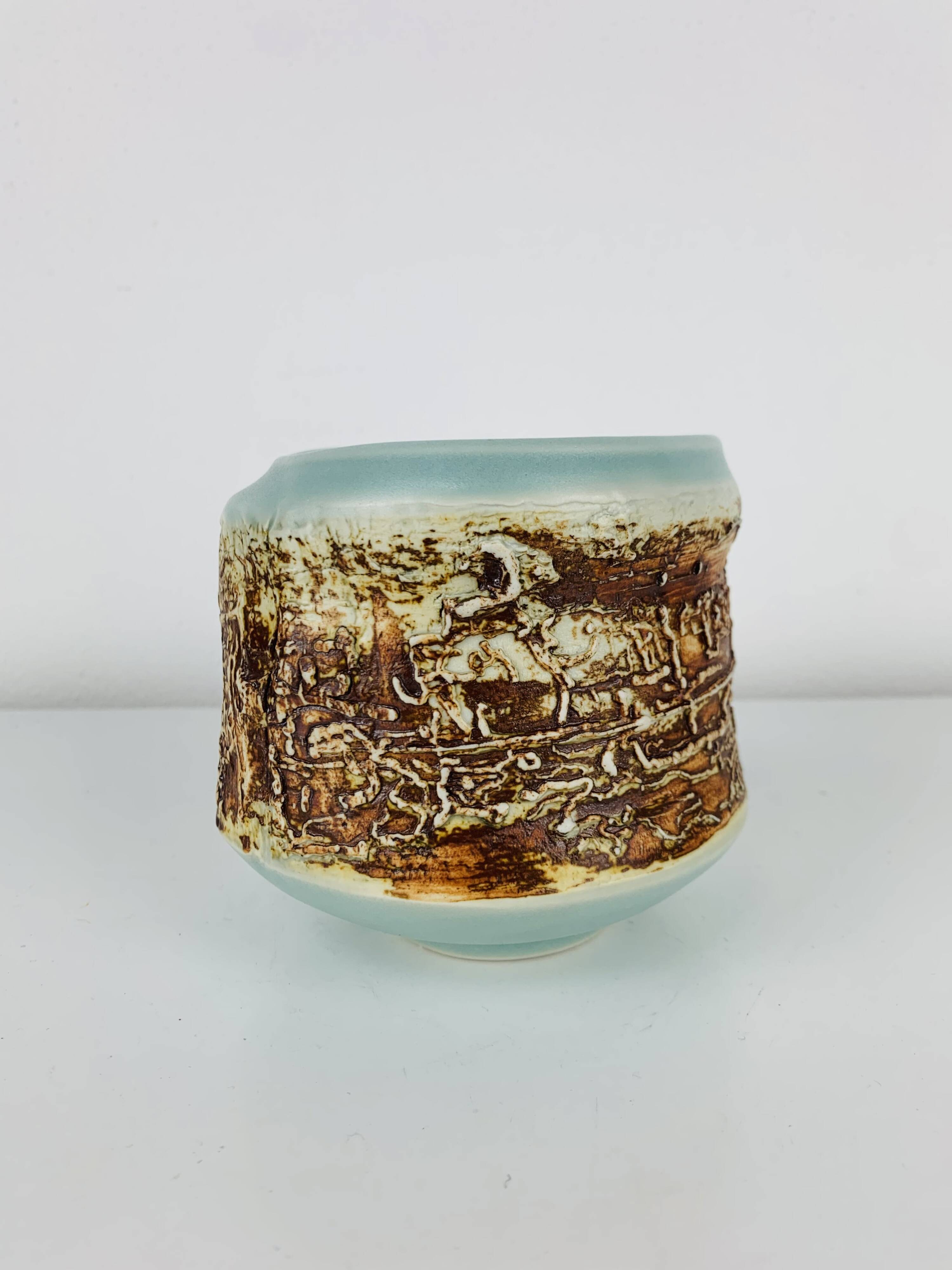 Ceramic vase signed Thiebaut Dietrich