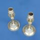 Old brass candlesticks