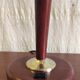 Mazda table lamp in wood and opaline - mid 20th century.