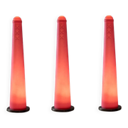 Amsterdamse Pole floor lamps in pink for Bijenkorf, 1990s