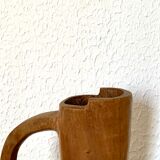 Wooden cove vase, 1960s