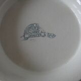 Round flat on foot shower faience art deco ennege 1929