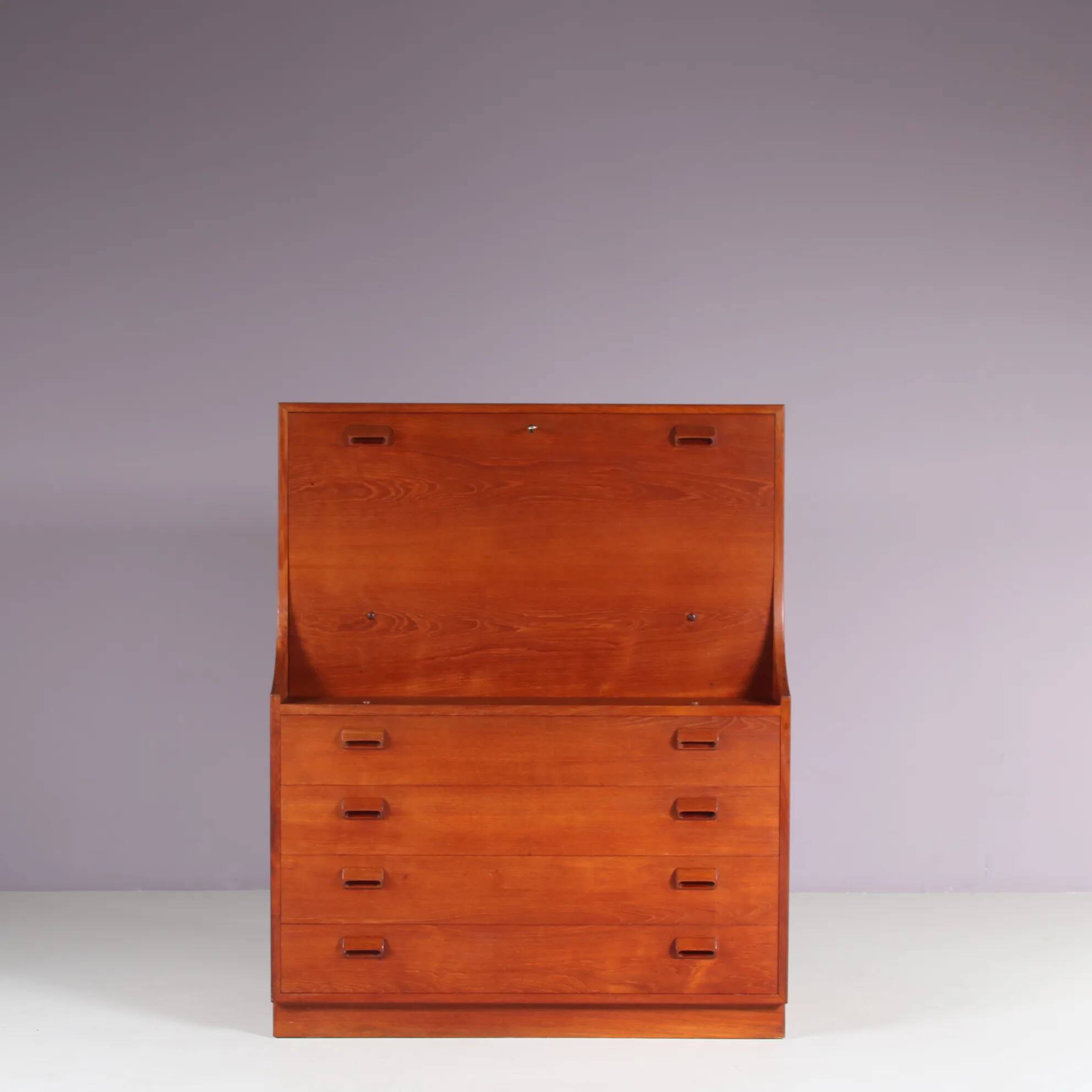 1960s secretary cabinet by Børge Mogensen for Søborg Møbelfabrik, Denmark