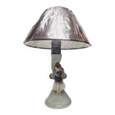 Lampe de chevet Art Déco par Ćmielów, Pologne, années 1950