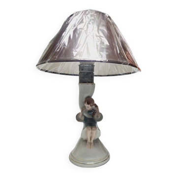 Lampe de chevet Art Déco par Ćmielów, Pologne, années 1950