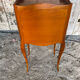 Antique nightstand louis xv style wood drawer + vintage case