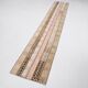 Pale Red Brown Hallway Vintage Runner Rug, 63x356Cm