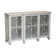 Vintage sideboard with wrought iron doors