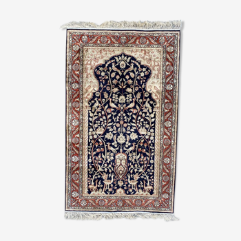 Vintage Sino Hereke silk rug 94x154 cm