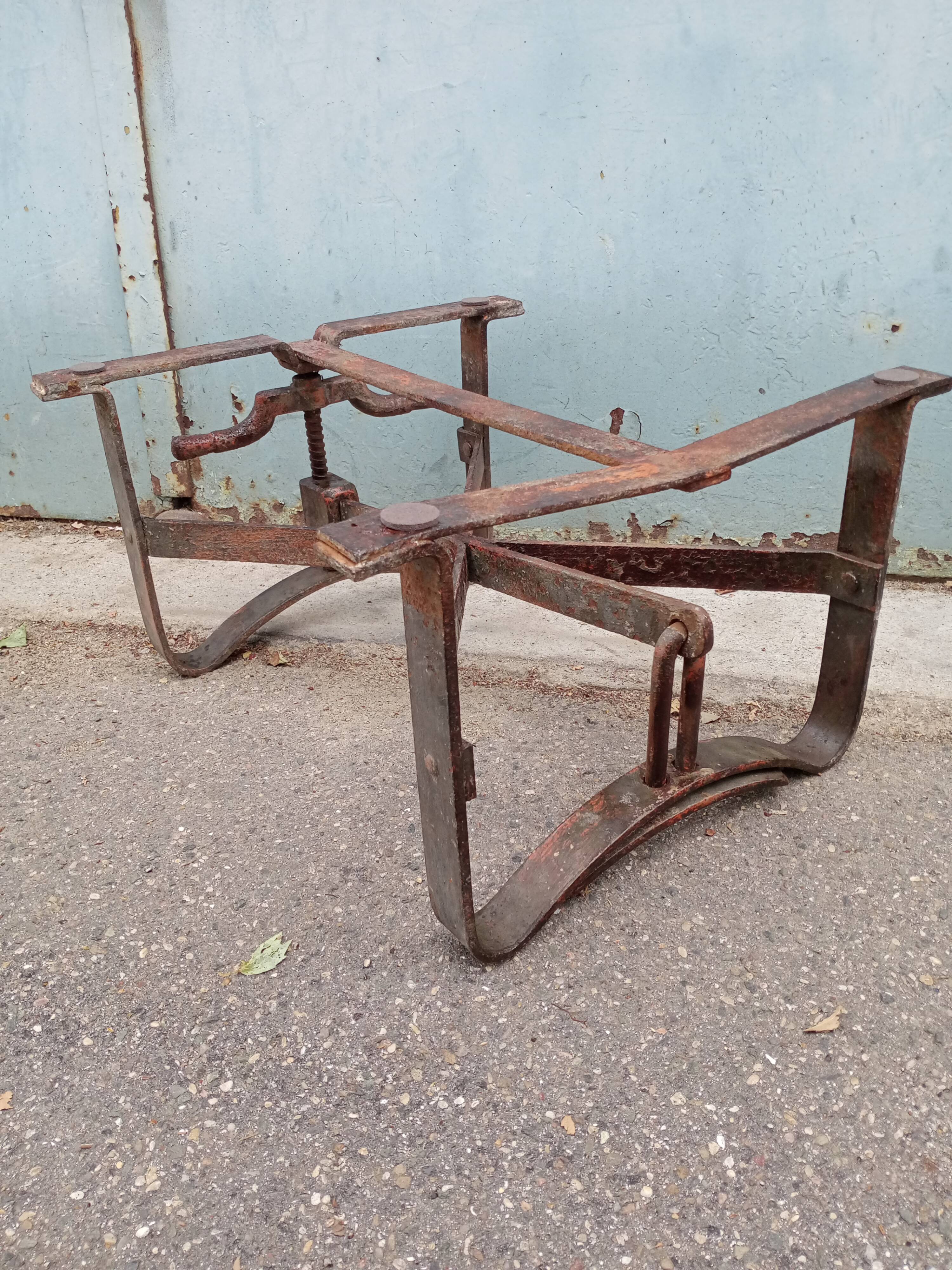 Industrial coffee table