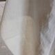 Antique linen sheet with JB embroidery