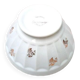 Vintage Longchamp porcelain faceted bowl