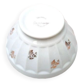 Bol vintage à facettes porcelaine Longchamp