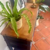 Console Louis XVI Oxford Navy – Meuble peint à la main vintage