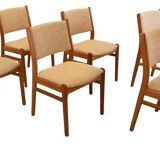 Set van 6 Deense eetkamerstoelen 'Bagenkop'