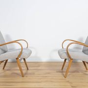 Fauteuils Modèle 53 par Jaroslav Smidek pour Ton, 1960s, Set de 2