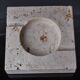 Brutalist ashtray by Fratelli Mannelli, travertine, Italy, 1970