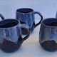 5 CAB Bordeaux ceramic cups