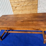 Rectangular farmhouse table in millwood early 20th century
