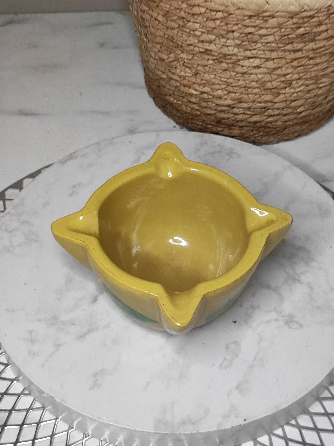 Vintage Spanish mortar/ashtray