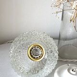 70s glass pendant light