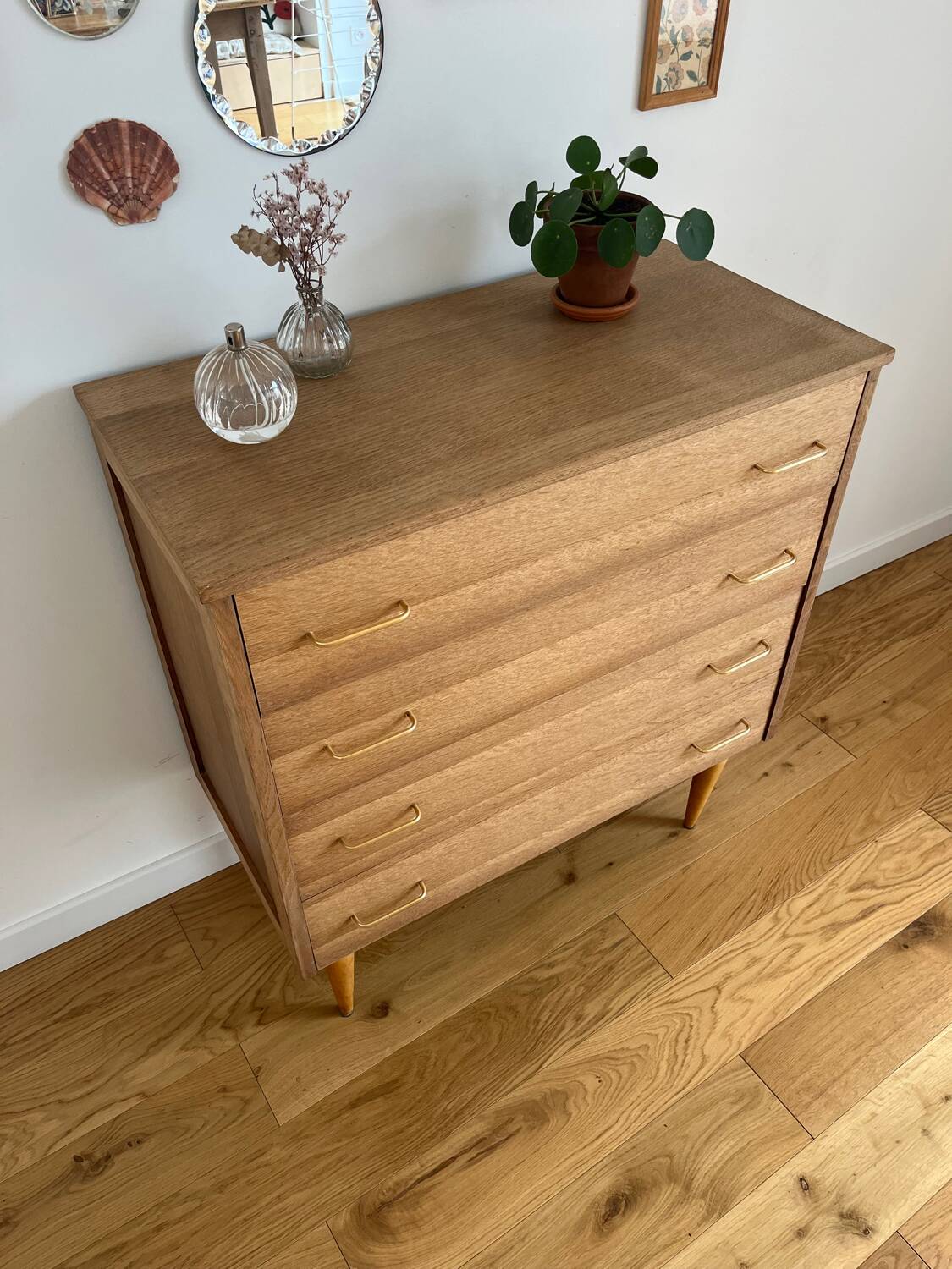 Renovated Scandinavian chest of drawers