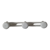 Wall coat rack 3 hooks vintage 70's