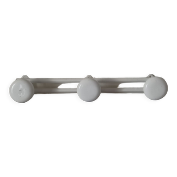 Wall coat rack 3 hooks vintage 70's