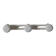Wall coat rack 3 hooks vintage 70's