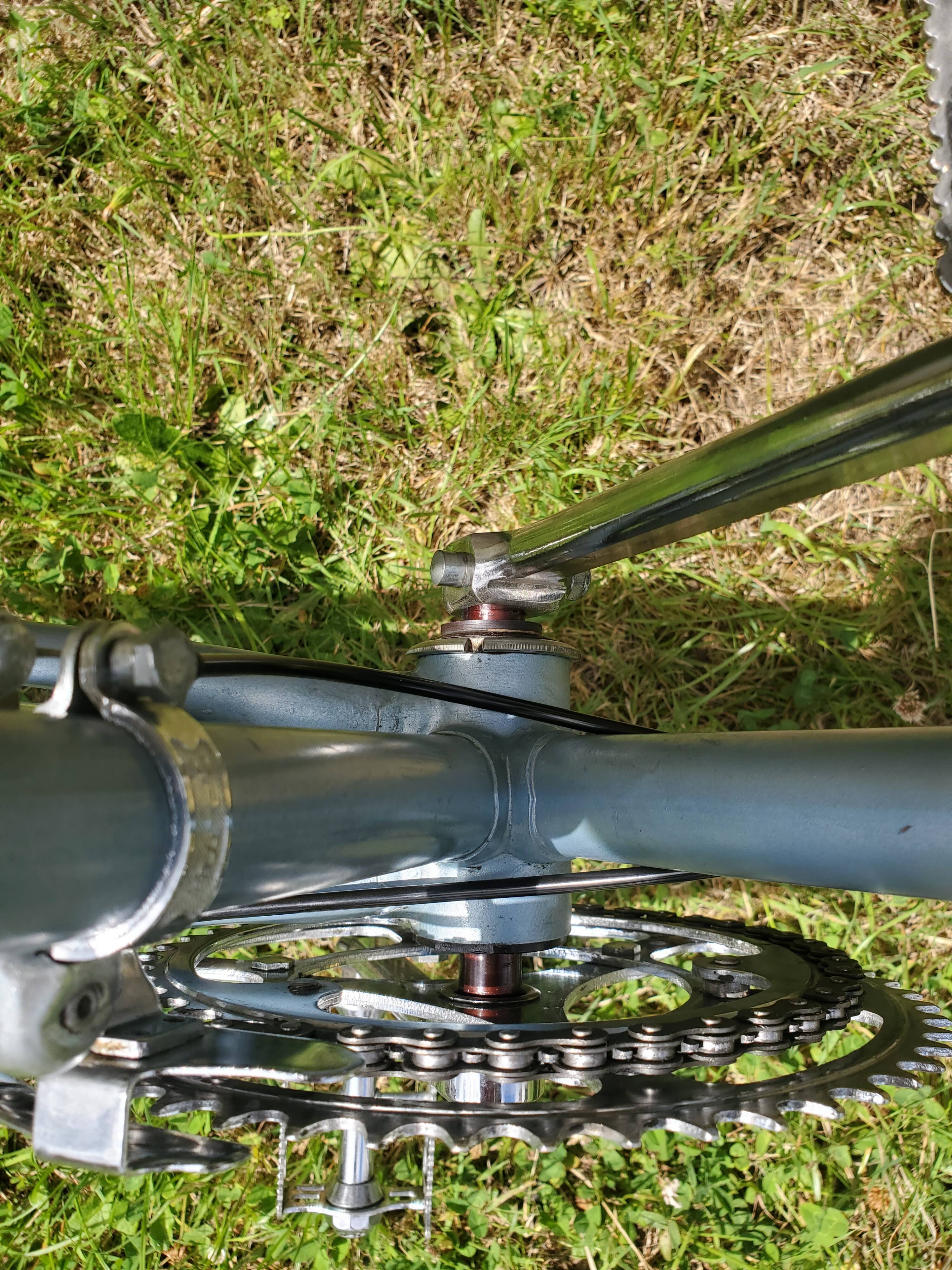 Vélo vintage ancien randonneuse Roy restauré
