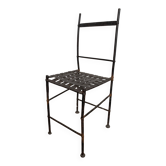 Antique wrought iron chair