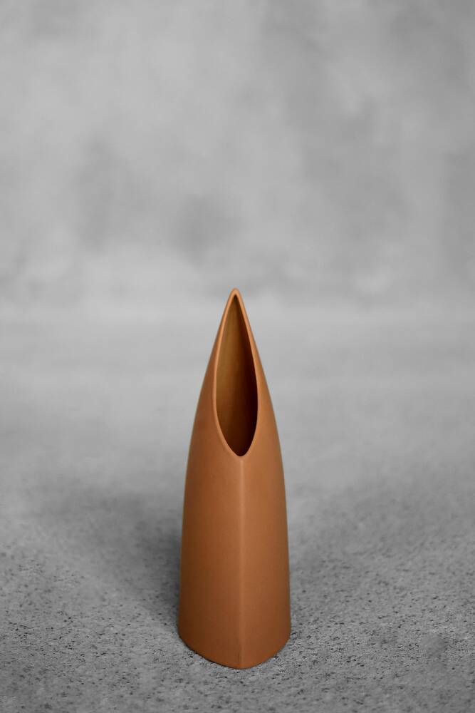 Modern Brick Red Stoneware Vase by Asa Selection, Germany, 1980s