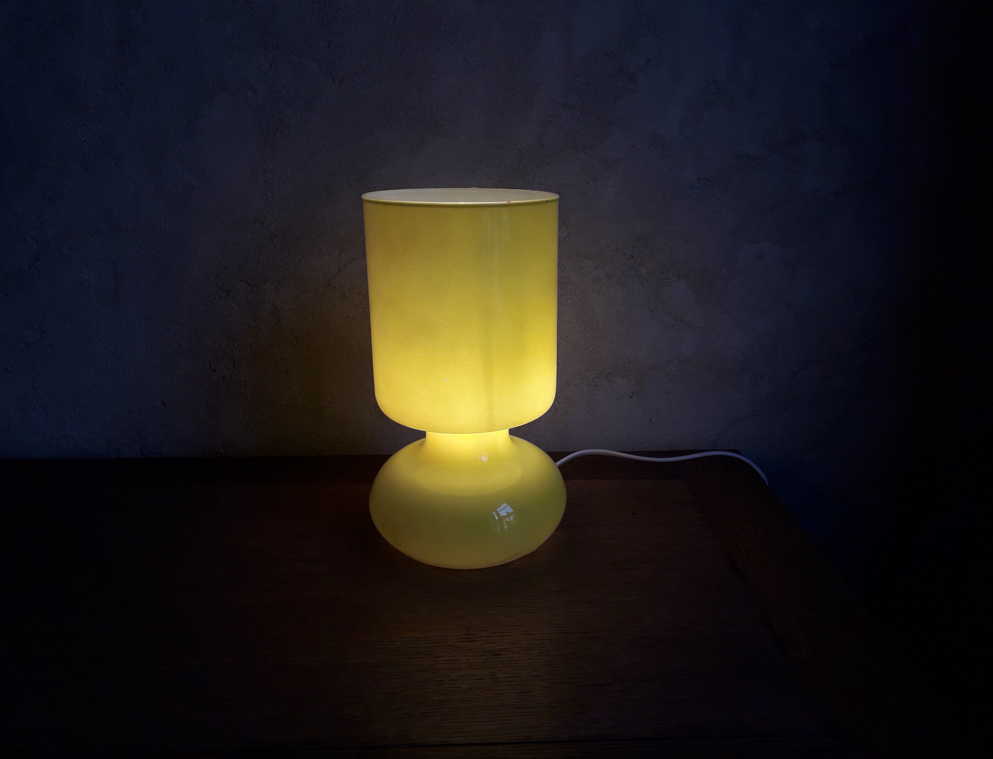 Ikea Lykta yellow canary lamp vintage 90s