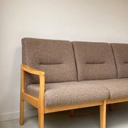 Vintage Wooden Seating Area / Sofa / Armchair