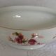 Legumier pörcelaine de limoges f legrand & cie floral décor white background