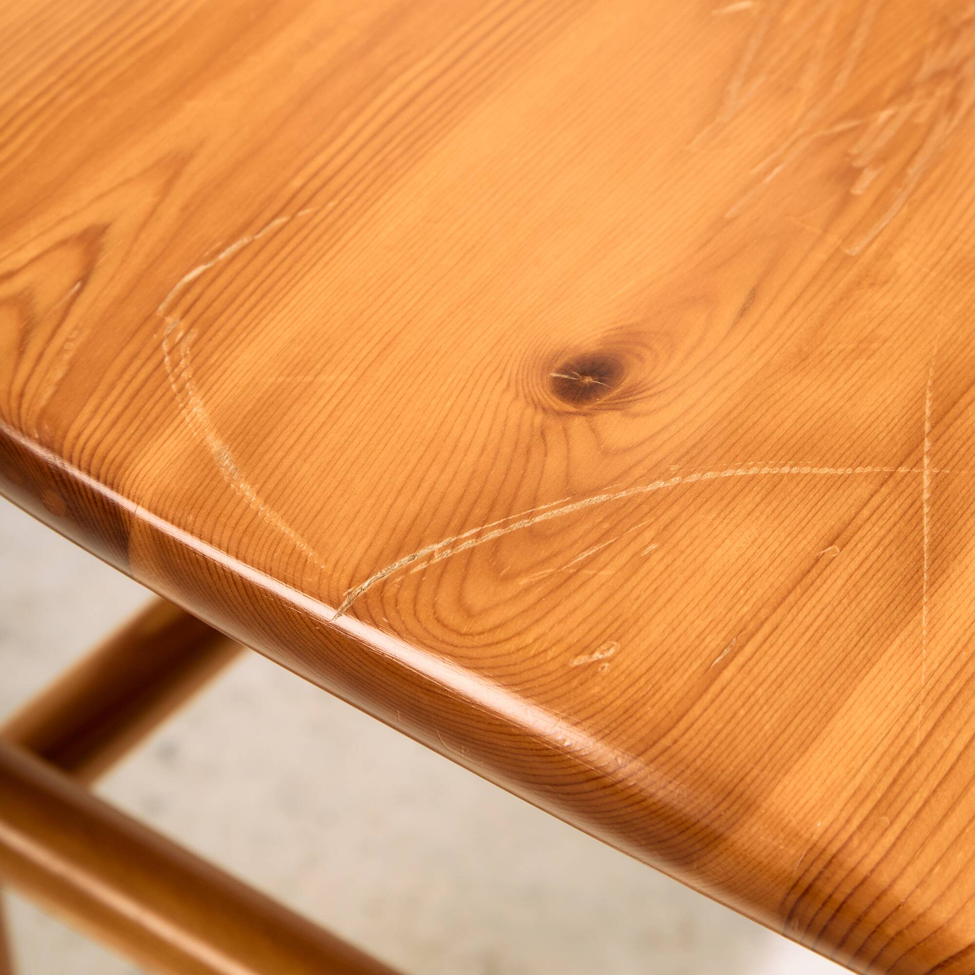 Pine dining chair by Rainer Daumiller, Set of 6