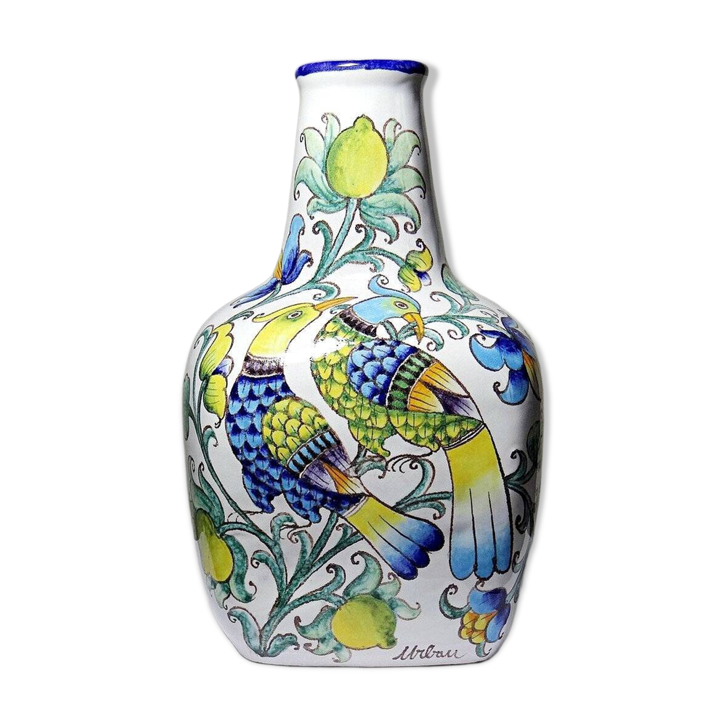 Grand vase bonbonne italien vintage années 60-80