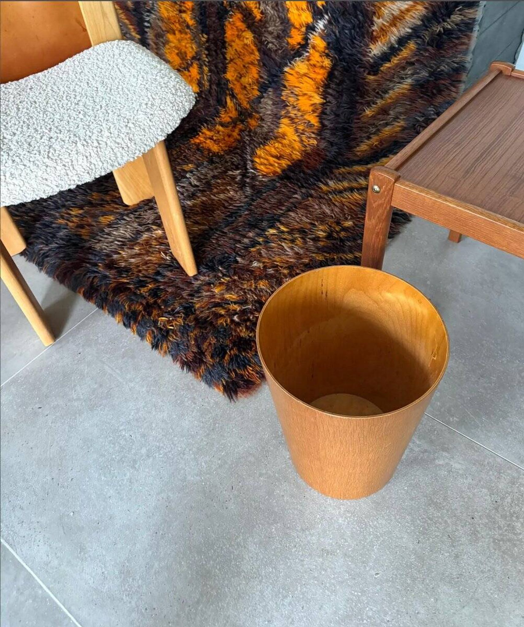 Vintage RYA Matta rug by Marianne Richter for Kolmården, sweden 1970s