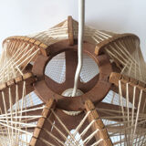 Wood suspension and vintage yarn